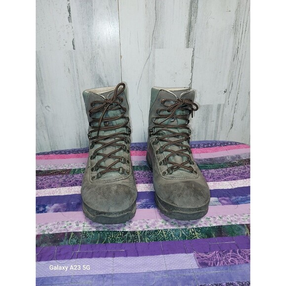 Raichle Leather Mountaineering boots Green and Gray Men\'s Size 6.5 M main image 5